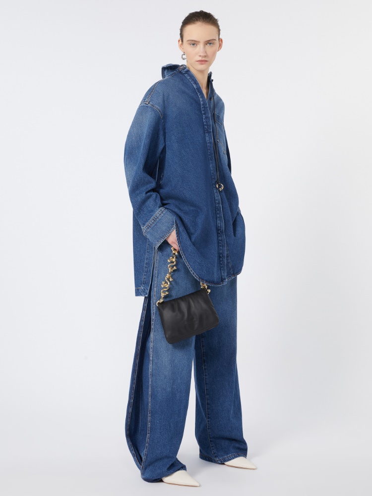Oversize denim shirt - MIDNIGHTBLUE - Max Mara