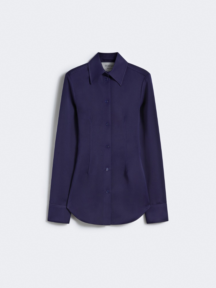 Fitted shirt - RUNWAY - DARK VIOLET - Max Mara