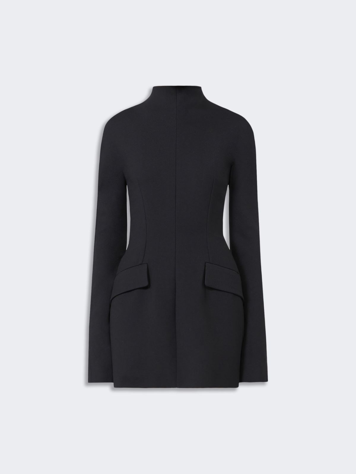 Short dress with contoured sides - KLEPSYDRA CAPSULE - BLACK - Max Mara - 9