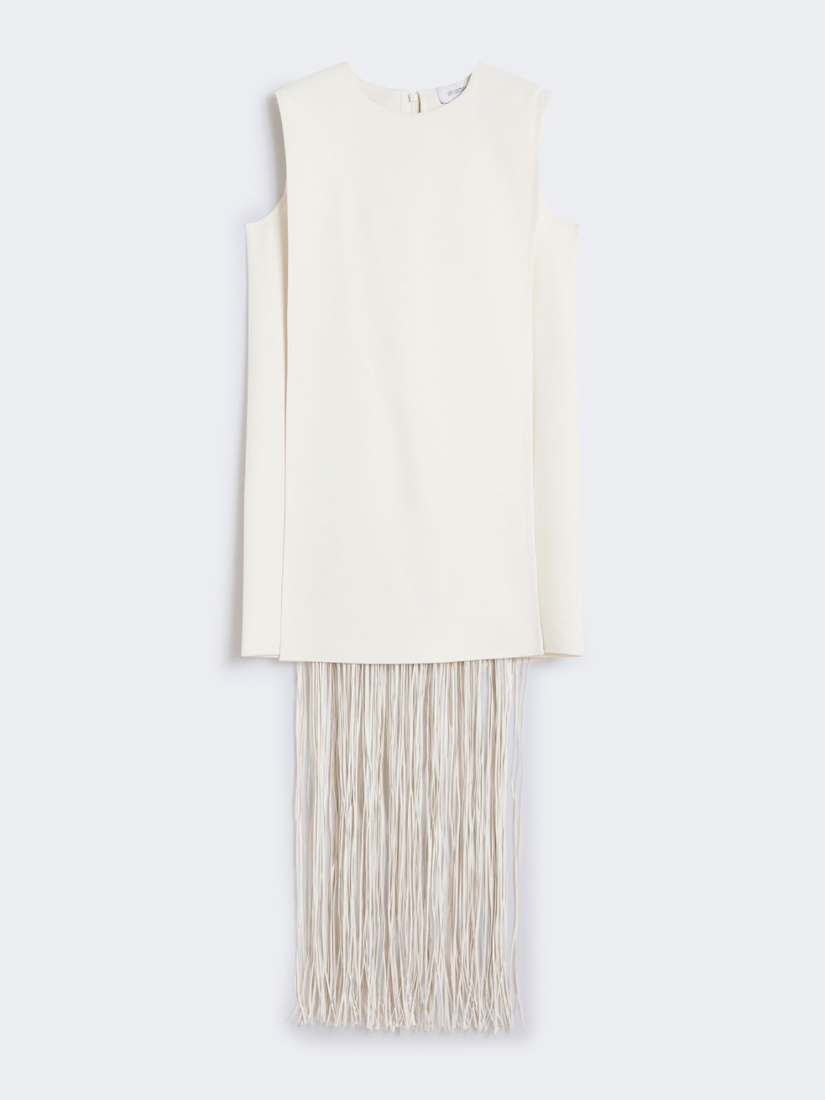 Fringed crewneck dress - PINK - Max Mara - 9