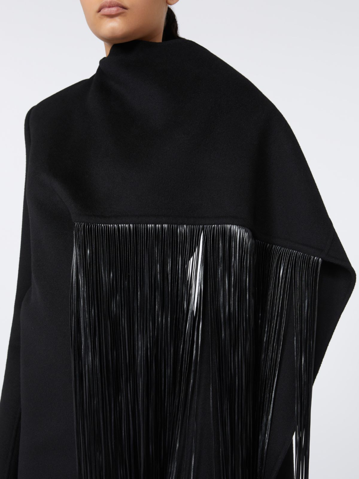 Fringed mini dress - RUNWAY - BLACK - Max Mara - 4