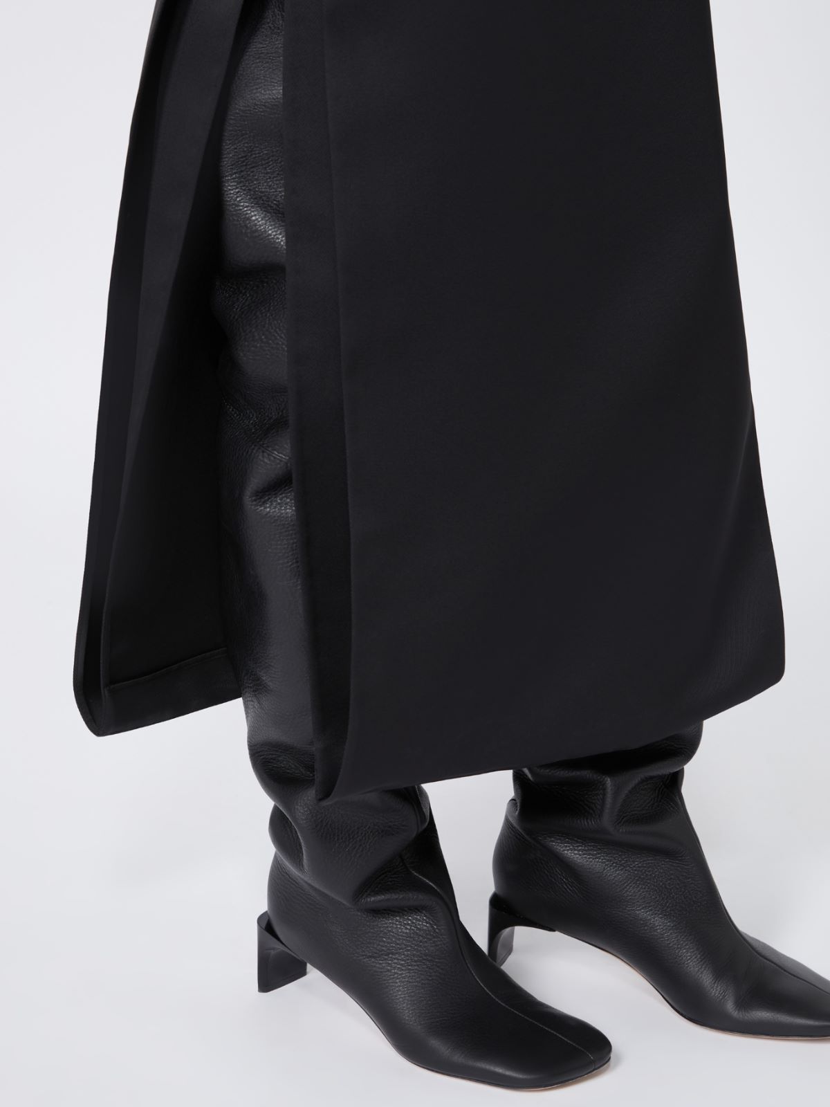 Long dress with thin shoulder straps - RUNWAY - BLACK - Max Mara - 5