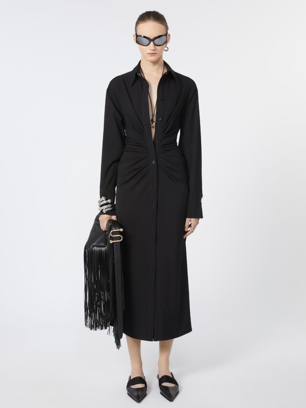 【無料郵送/関税込/正規品】 (W) Max Mara Sportmax Polka Virgi Sportmax Collection | Max Mara