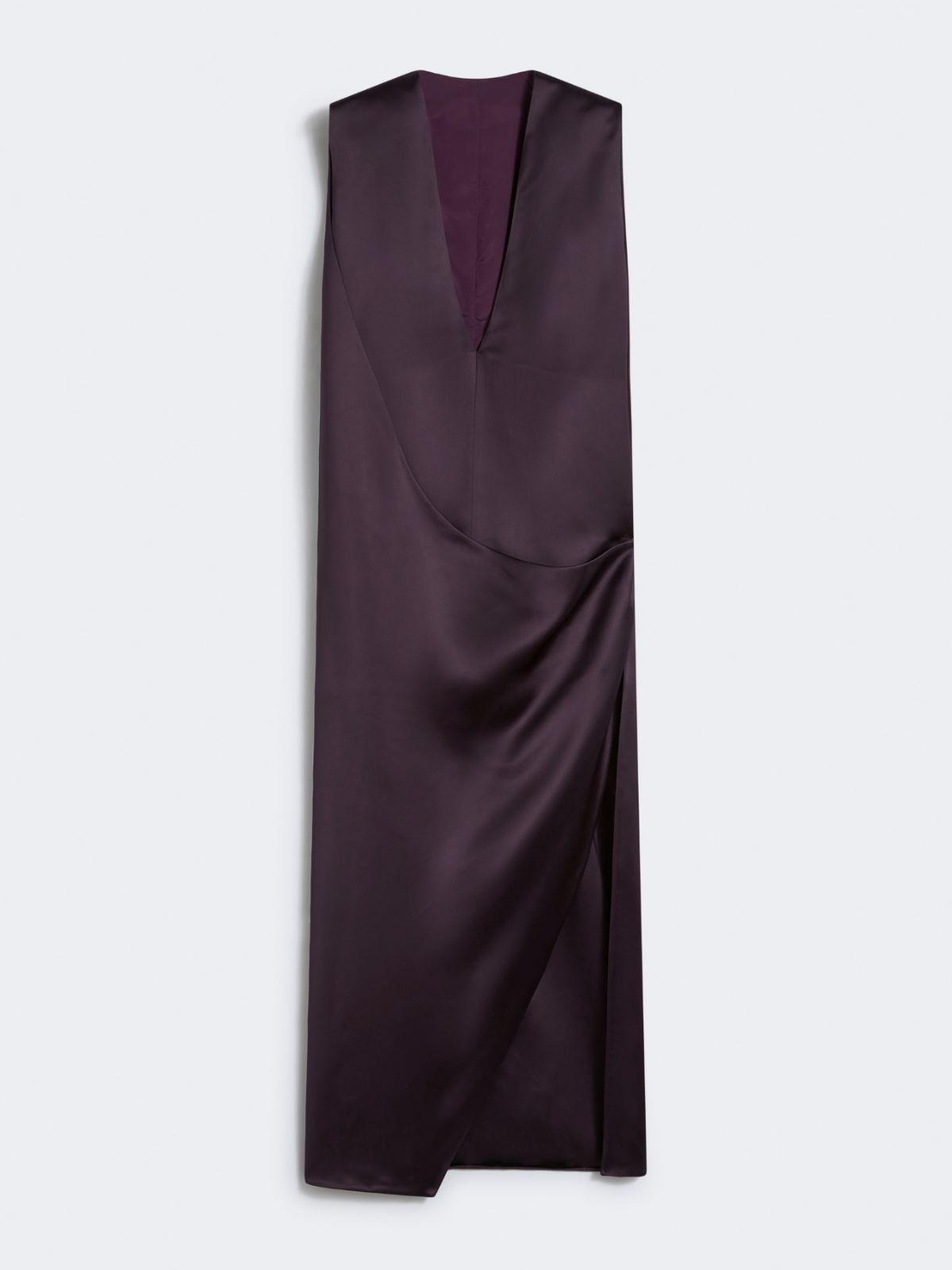 Kleid aus Viskosesatin - KAFFEE - Max Mara - 10