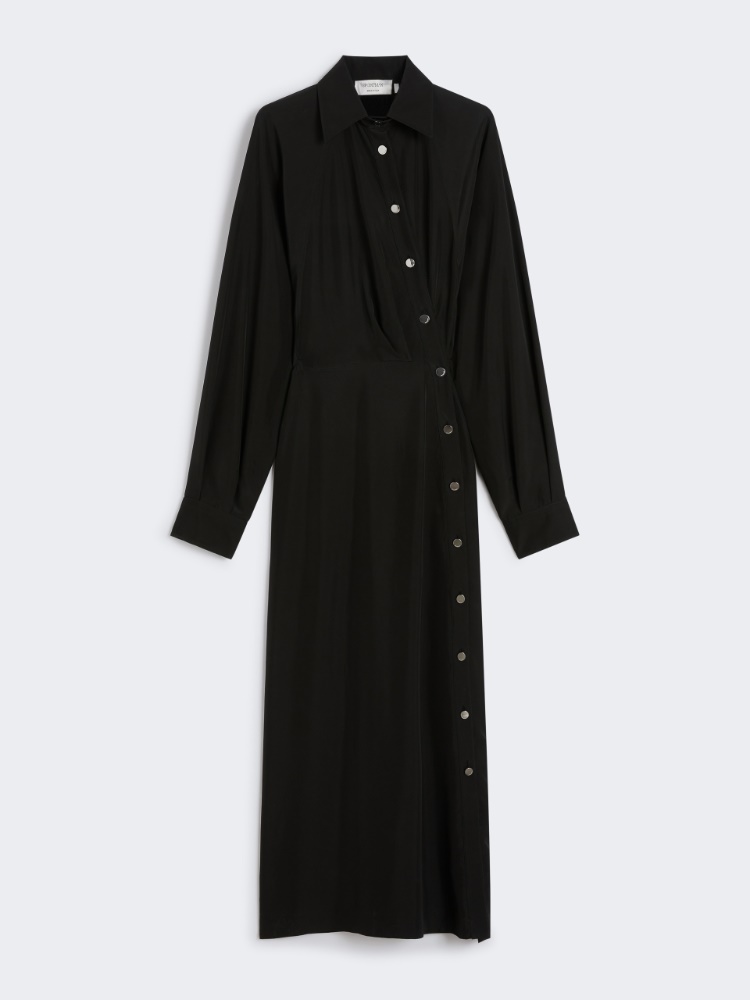 마란타 비스코스 드레스 - BLACK - Max Mara