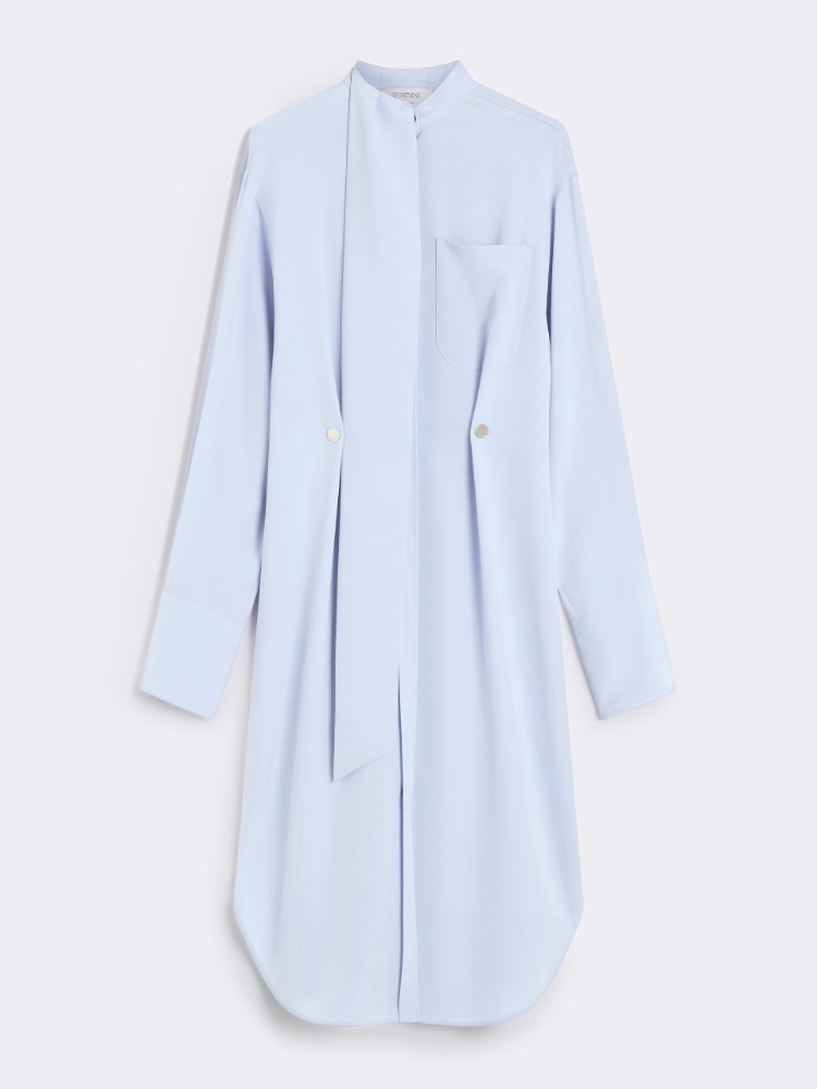 Chemisier in seta con sciarpa - CIELO - Max Mara