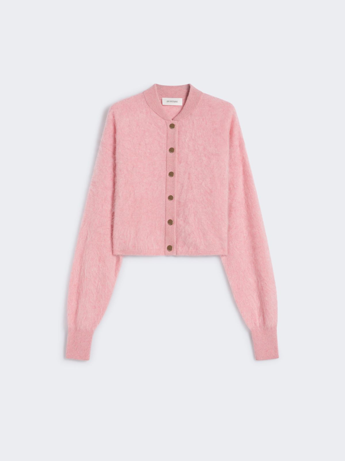 Boxy-fit cashmere bomber jacket - PINK - Max Mara - 10