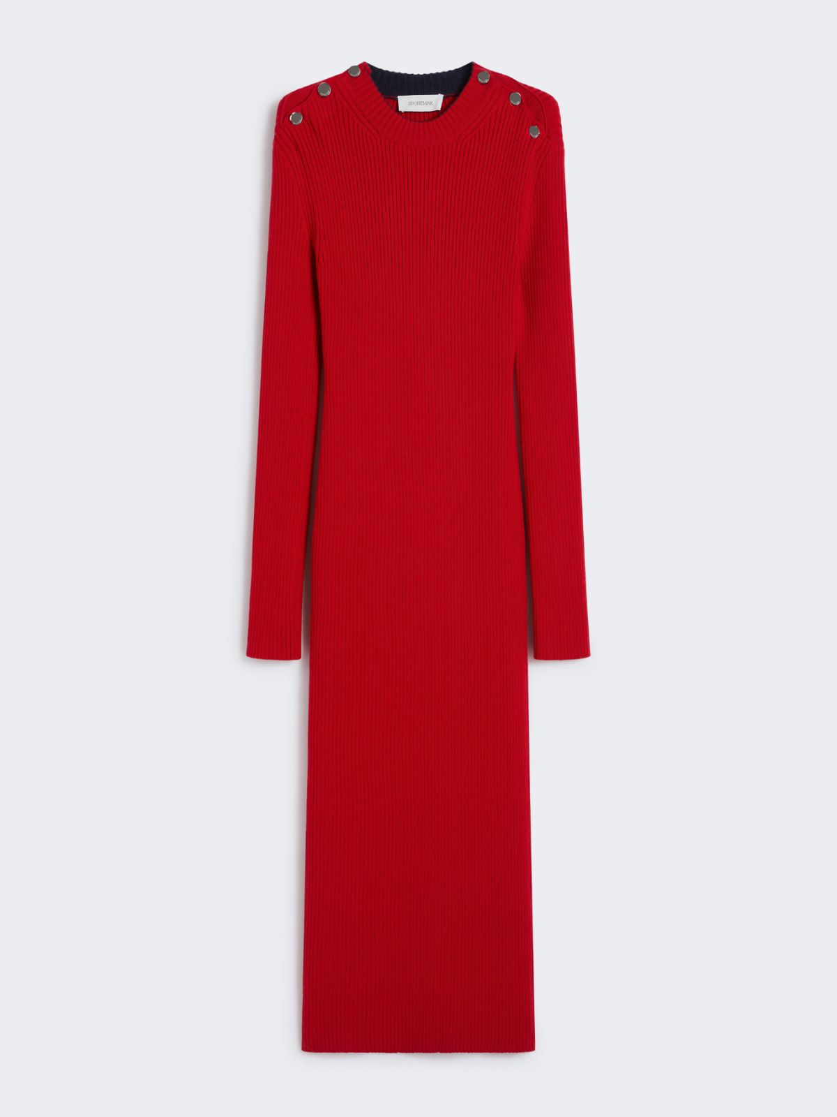 Pure wool knit dress - RED - Max Mara - 9
