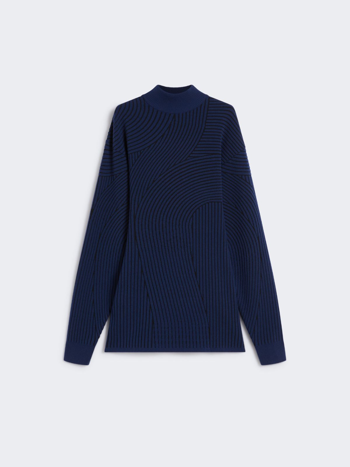 3D jacquard-knit dress - MIDNIGHTBLUE - Max Mara - 9