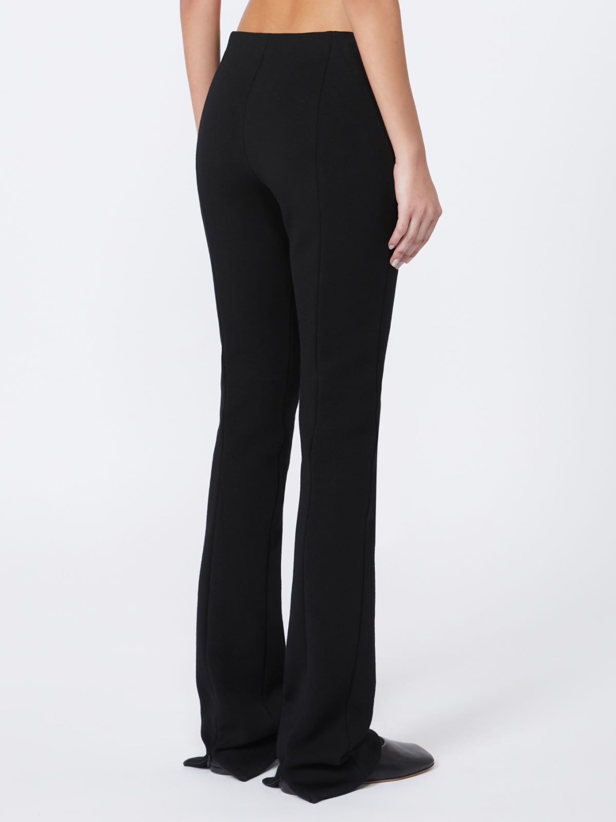 Low-waisted fitted trousers - RUNWAY - BLACK - Max Mara - 3
