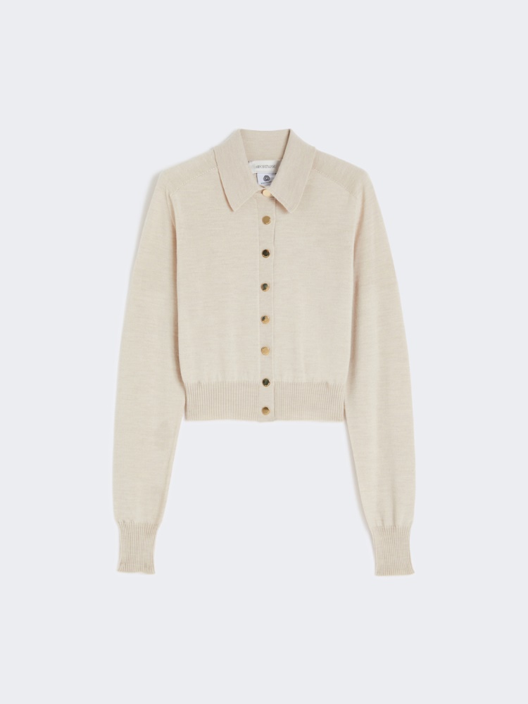 페르세오 버진울 가디건 - IVORY - Max Mara