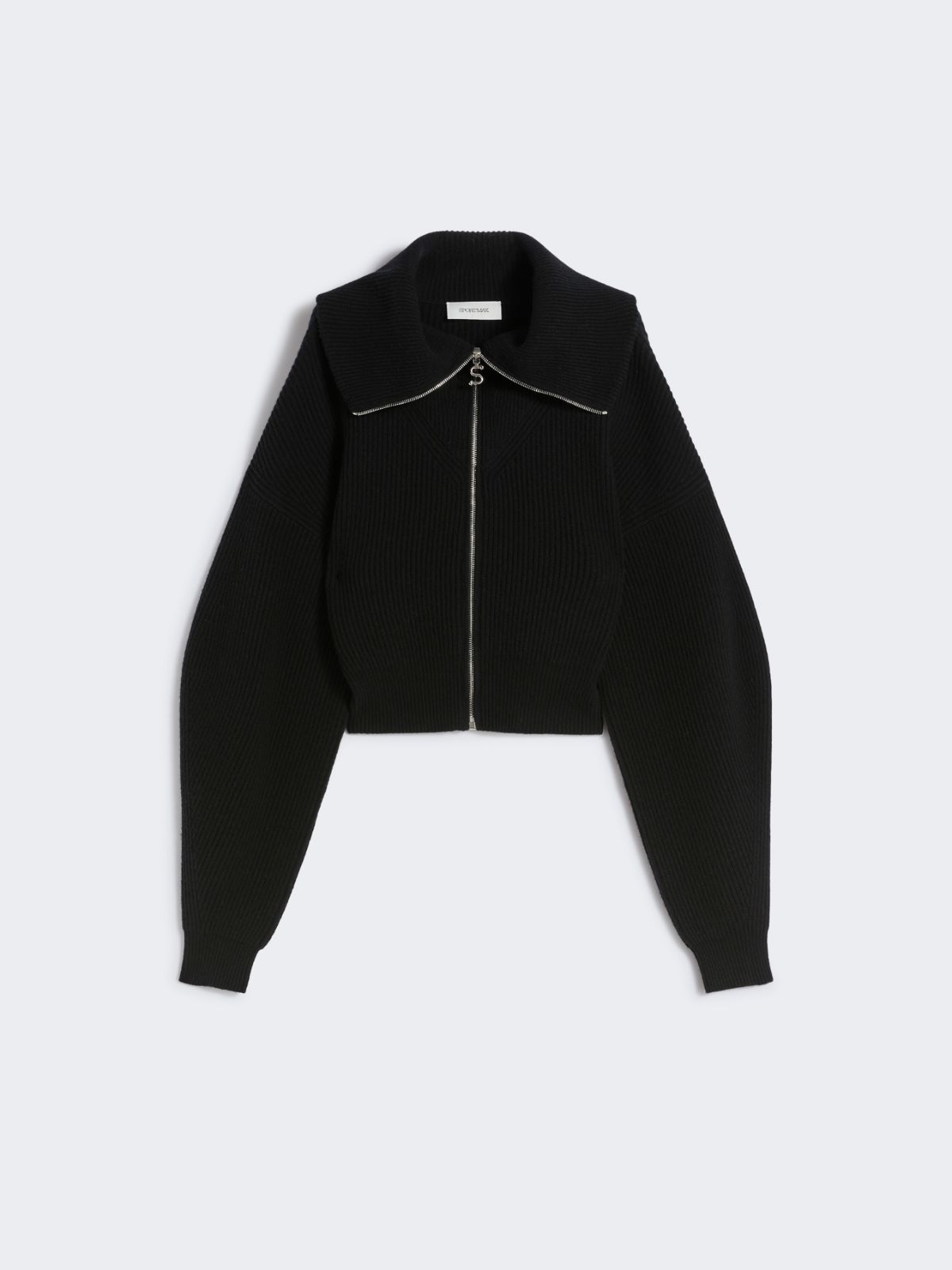 Cashmere-blend cardigan - BLACK - Max Mara - 10