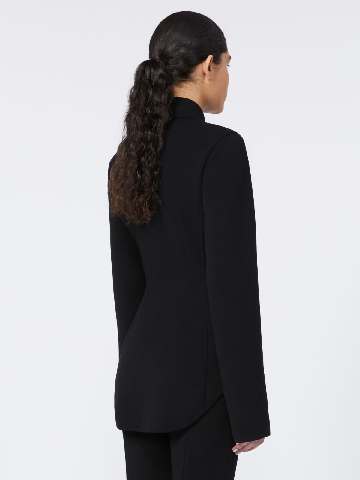 Viscose knit shirt - RUNWAY - BLACK - Max Mara - 3