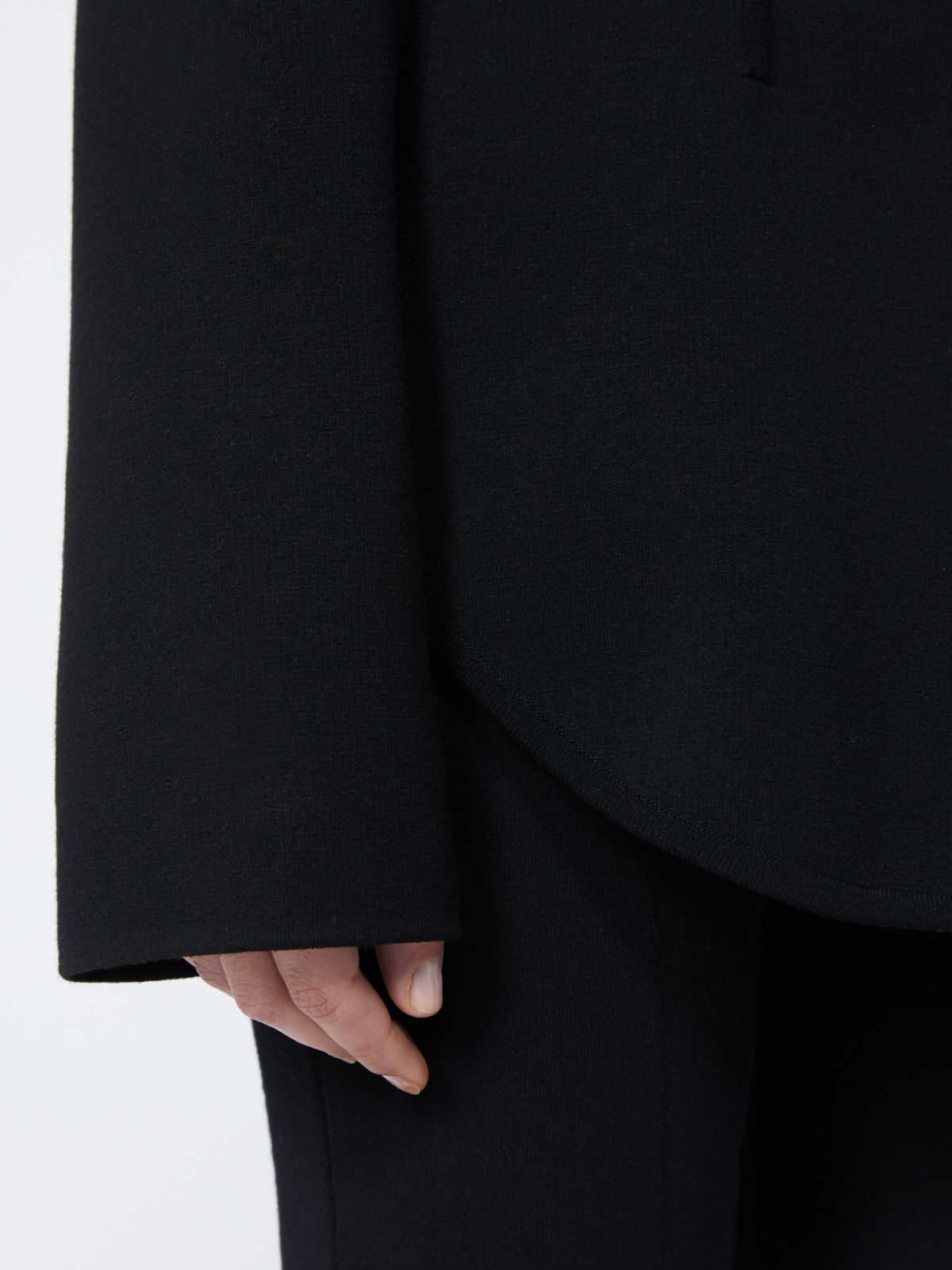 Viscose knit shirt - RUNWAY - BLACK - Max Mara - 5