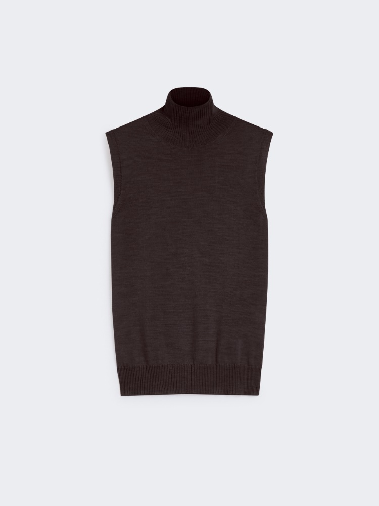 Lupetto smanicato in lana - TESTA MORO - Max Mara