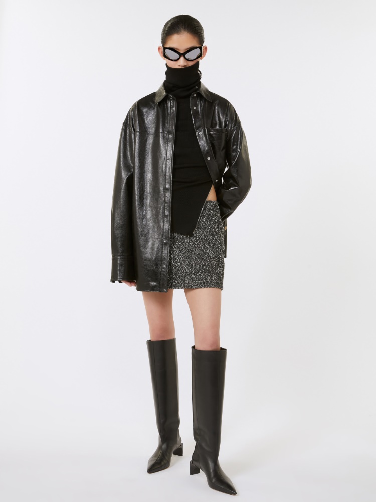 핀나 버진울 스웨터 - BLACK - Max Mara