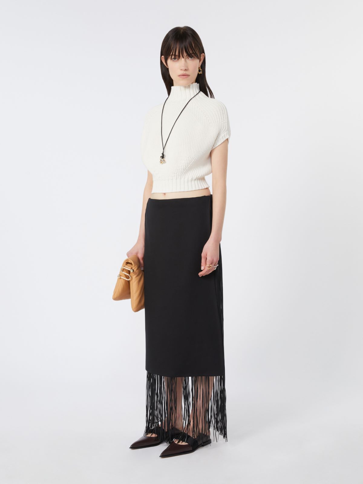 Balloon-Shaped Cotton Jumper - IVORY - Max Mara - 9