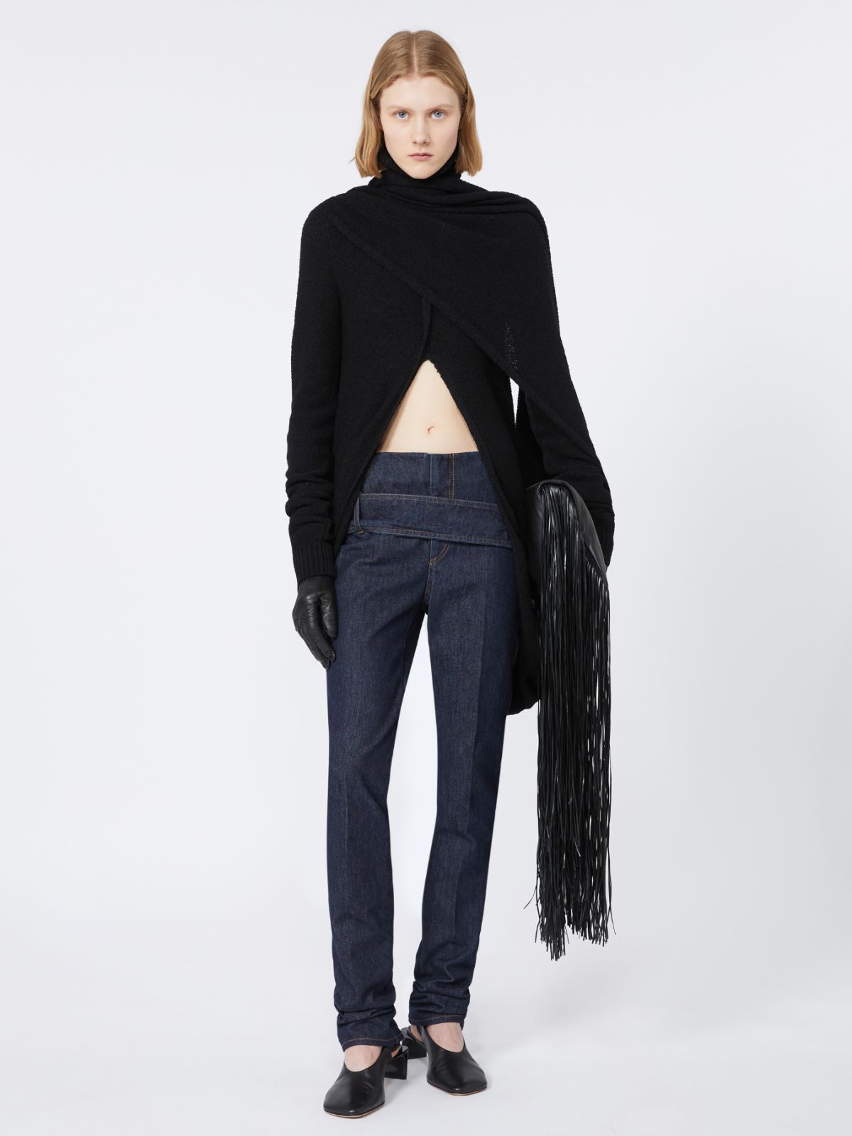 High-neck jumper - RUNWAY - BLACK - Max Mara