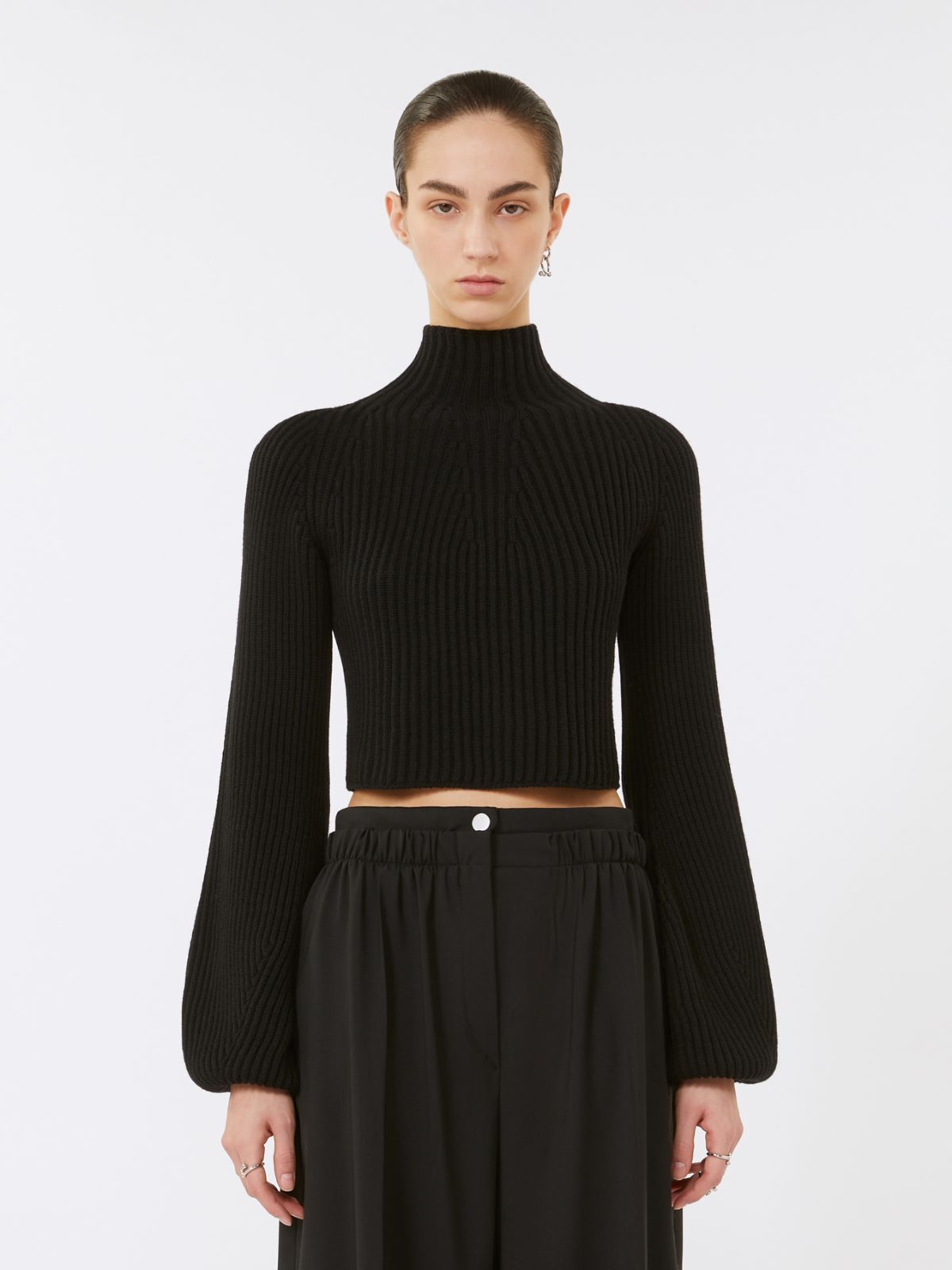 마르모 버진울 스웨터 - BLACK - Max Mara - 2