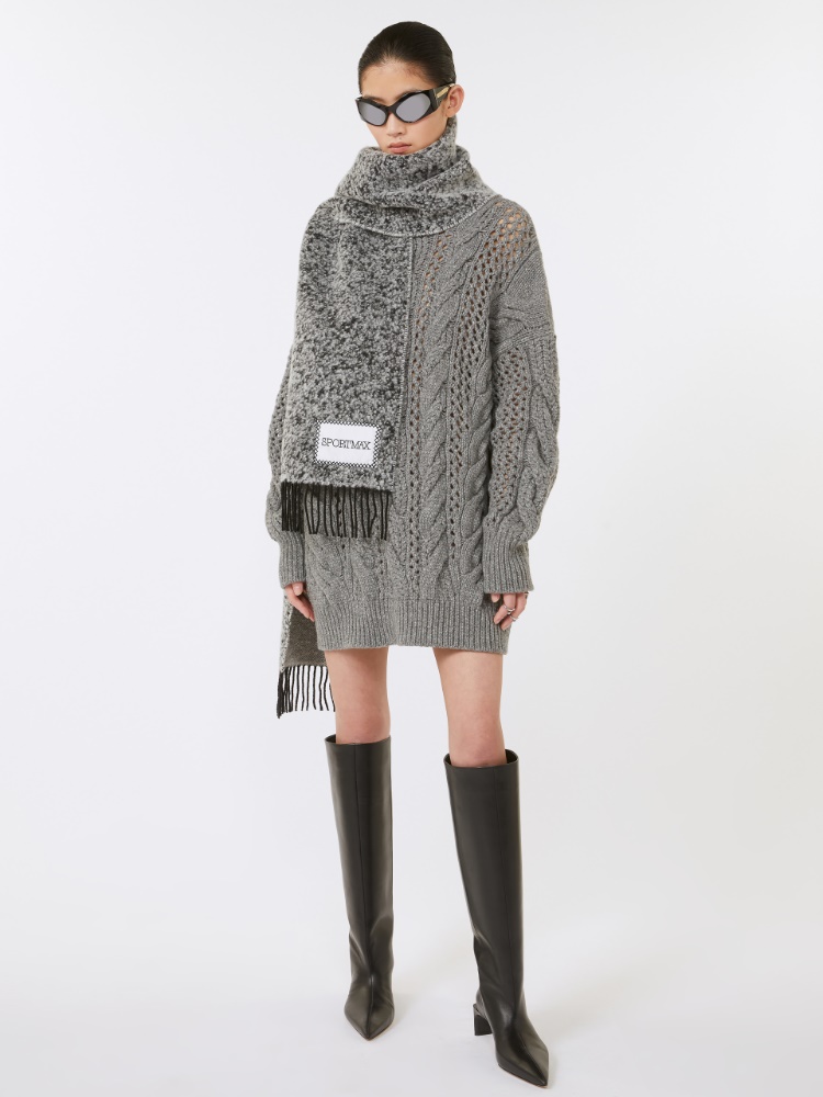 SPORTMAX 売れ筋商品|||スポーツマックス ニット&セーター アウター レディース Turtlenecks Grey Sportmax Grey and silver Woman | Max Mara