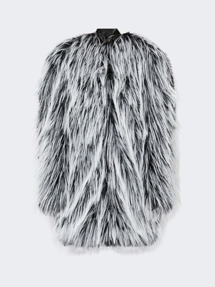 Oversized two-tone jacket - RUNWAY - BLACK - Max Mara