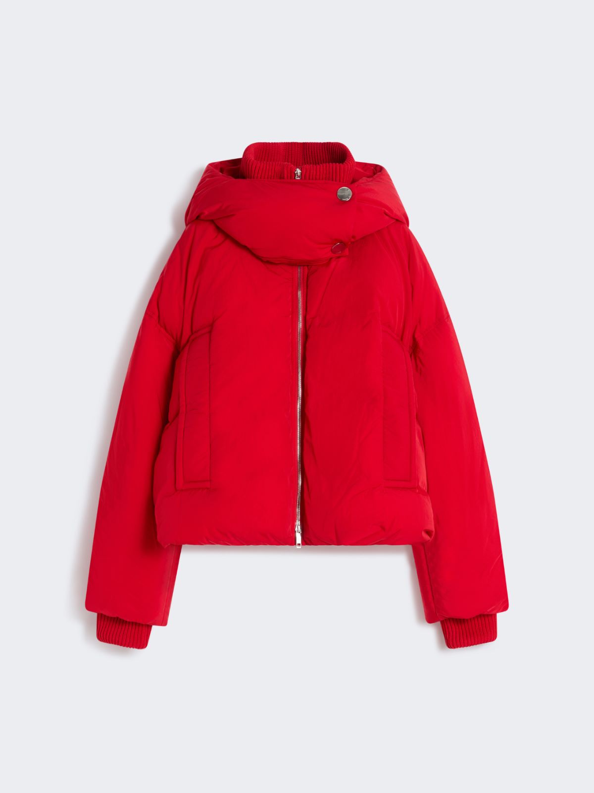 Water-repellent short down jacket - RED - Max Mara - 9