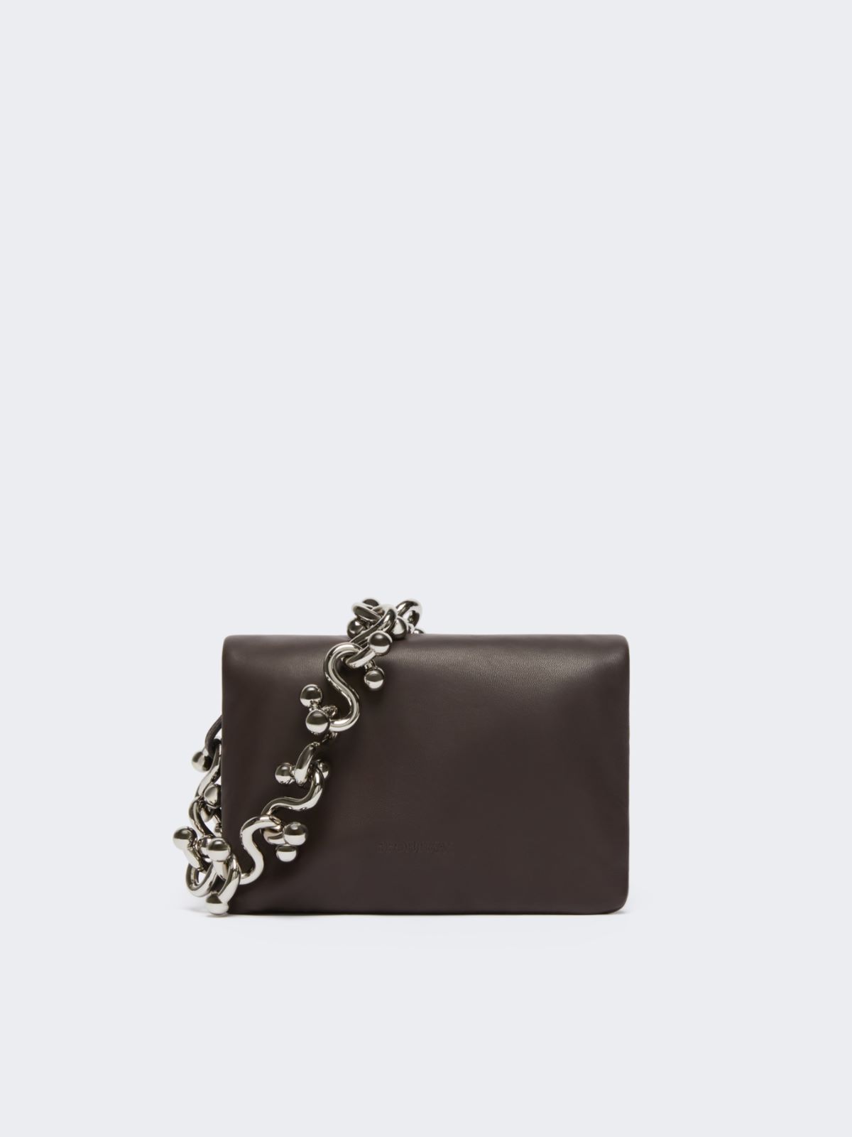 Padded nappa-leather mini Soffy Bag - COCOA - Max Mara - 8