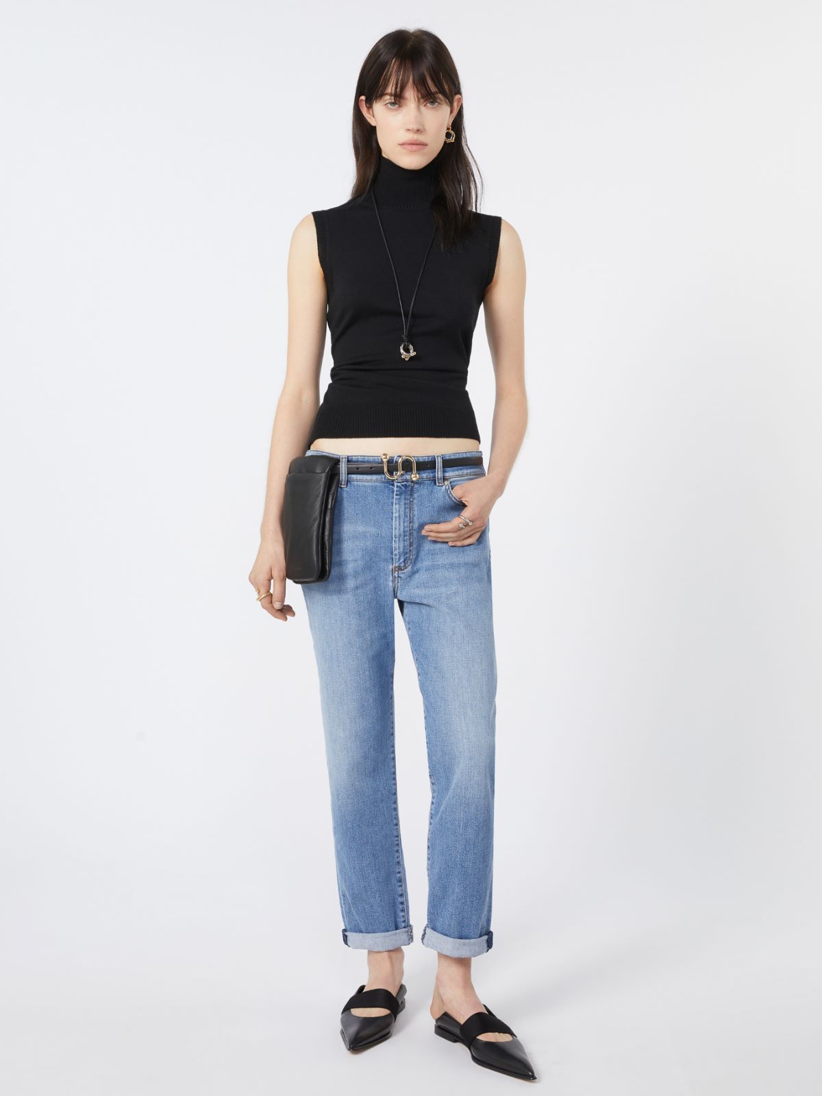Ballerina with elastic band + BLACK - Max Mara