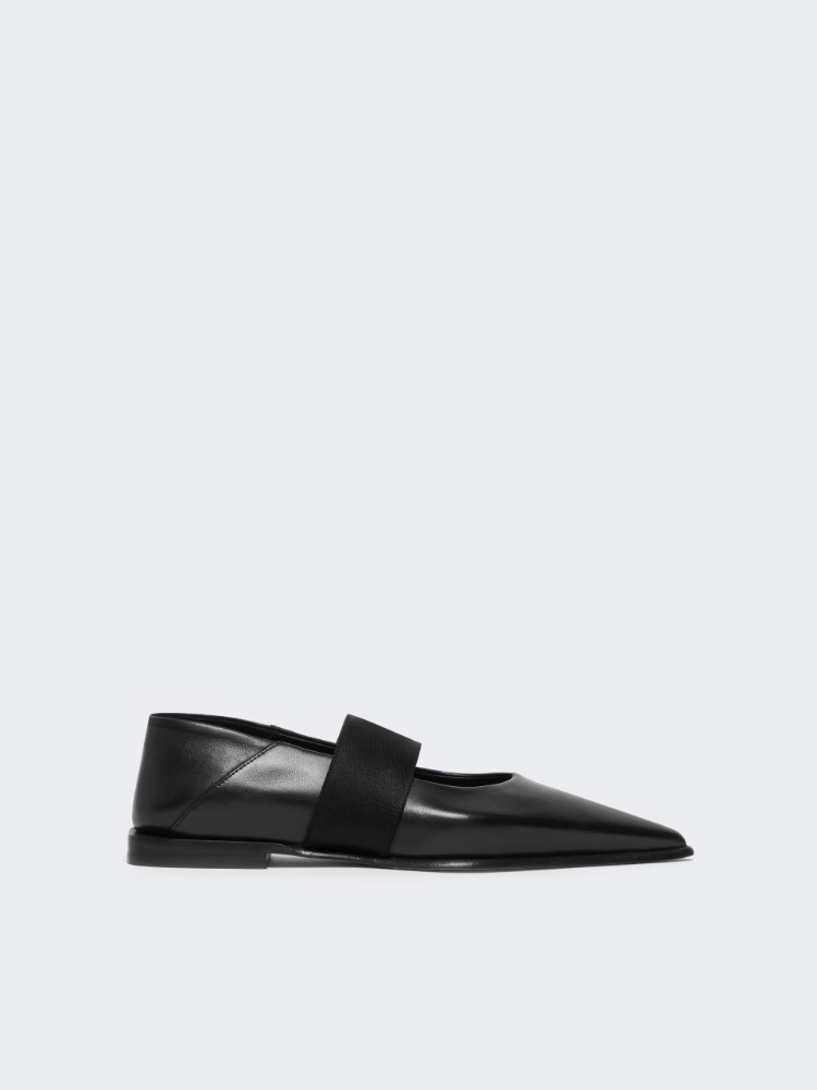 Baleriny z elastycznym panelem - CZARNY - Max Mara