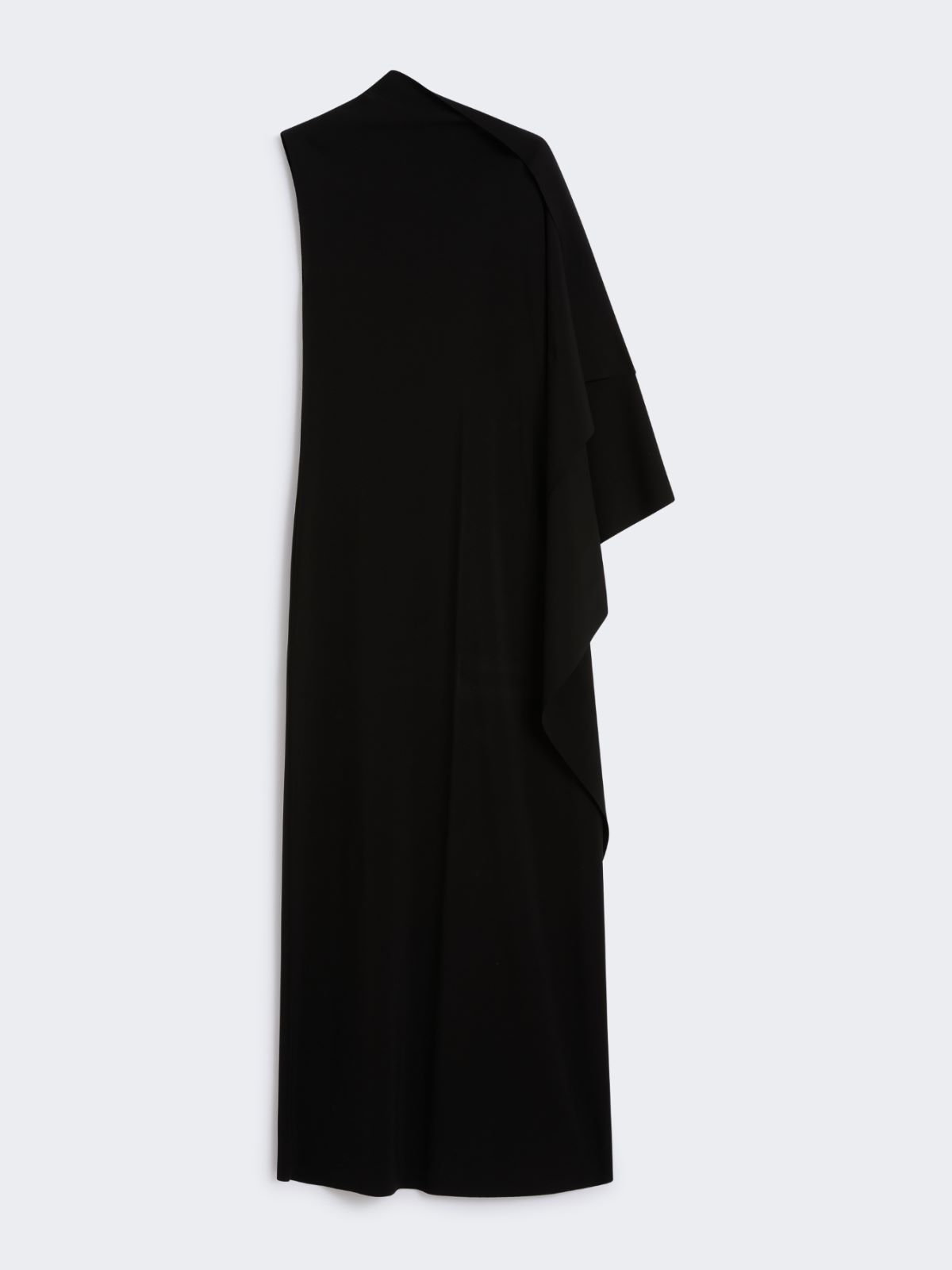 Asymmetrical fitted dress - BLACK - Max Mara - 9