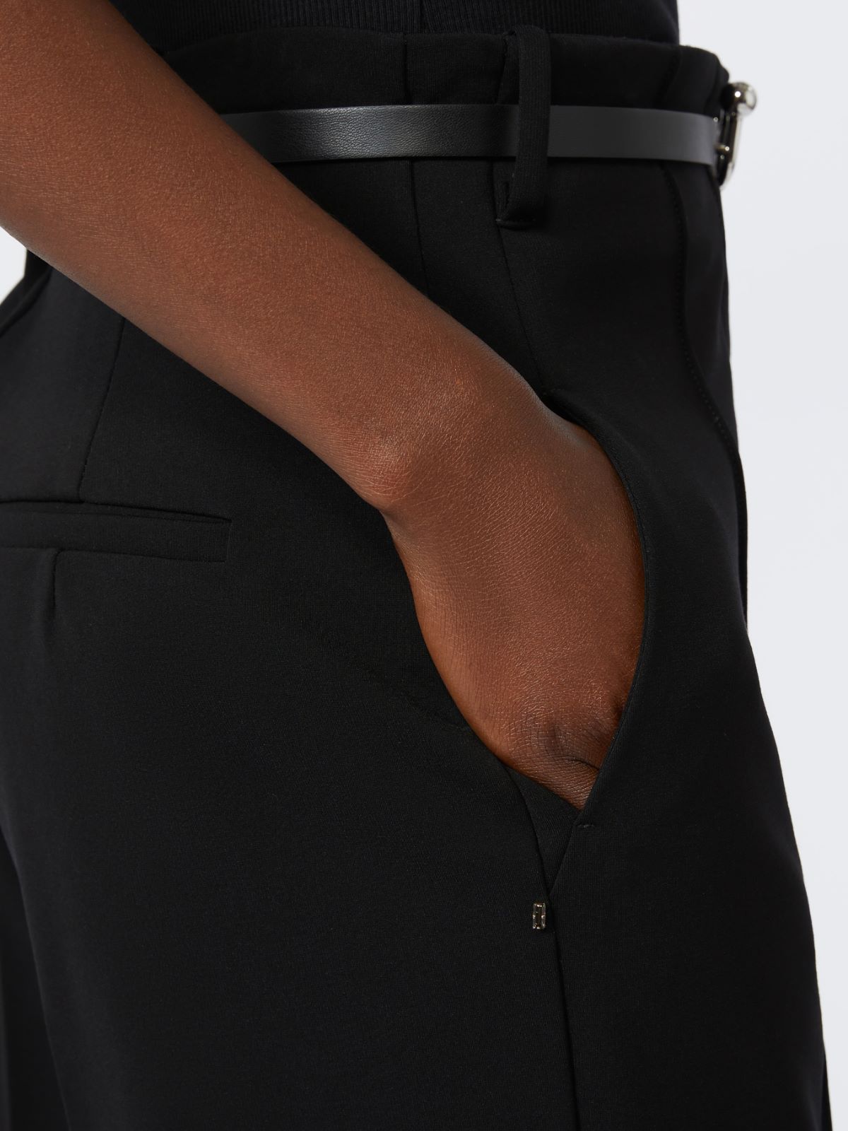 텍사스 비스코스 팬츠 - BLACK - Max Mara - 4