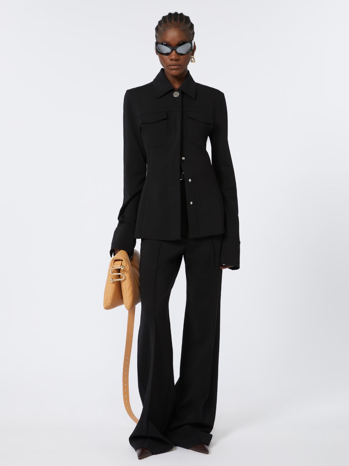 텍사스 비스코스 팬츠 - BLACK - Max Mara