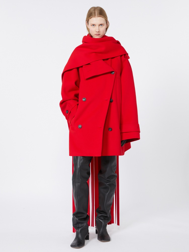 Thigh-high calfskin boots - RUNWAY - BLACK - Max Mara