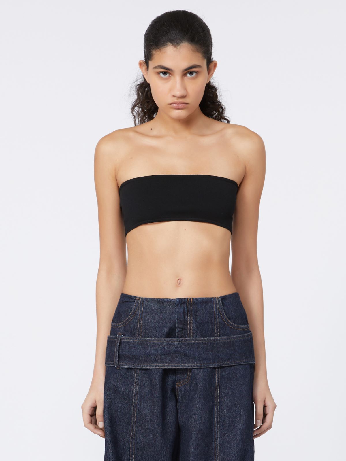 Bandeau bra - RUNWAY - BLACK - Max Mara