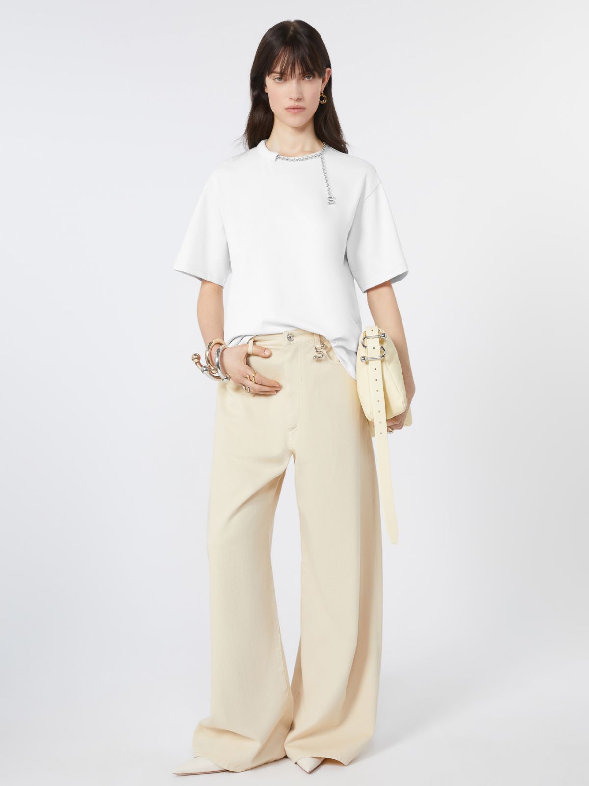 Kurzärmeliges T-Shirt + WEISS - Max Mara