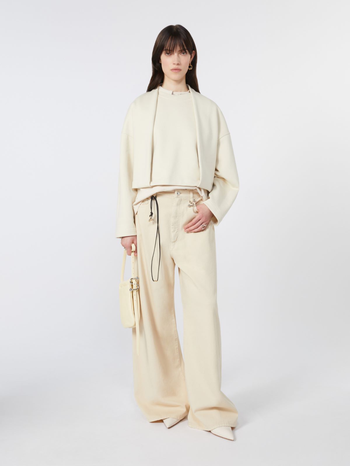 오블라토 코튼 티셔츠 - BEIGE - Max Mara