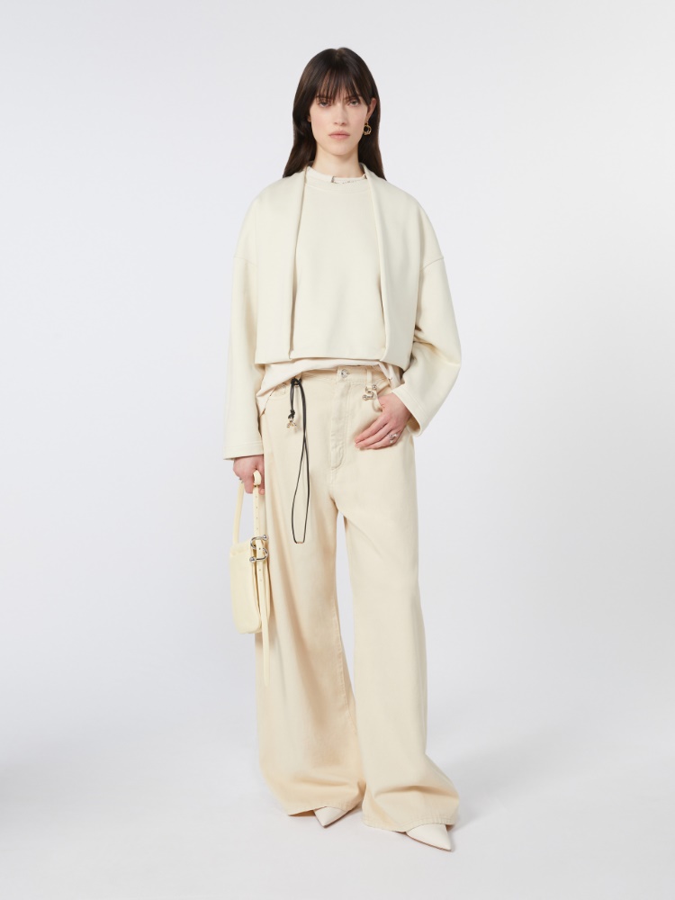 오블라토 코튼 티셔츠 - BEIGE - Max Mara