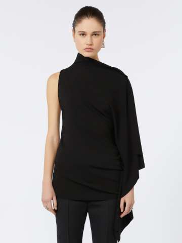 【関税&送料込】Max Mara Top Black Jersey tops black | Max Mara