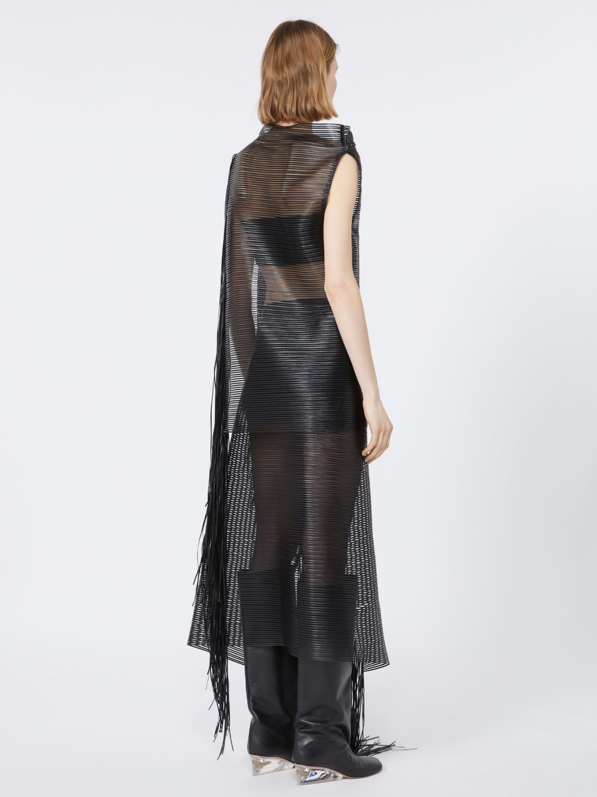 Embroidered tulle tunic - RUNWAY - BLACK - Max Mara - 3