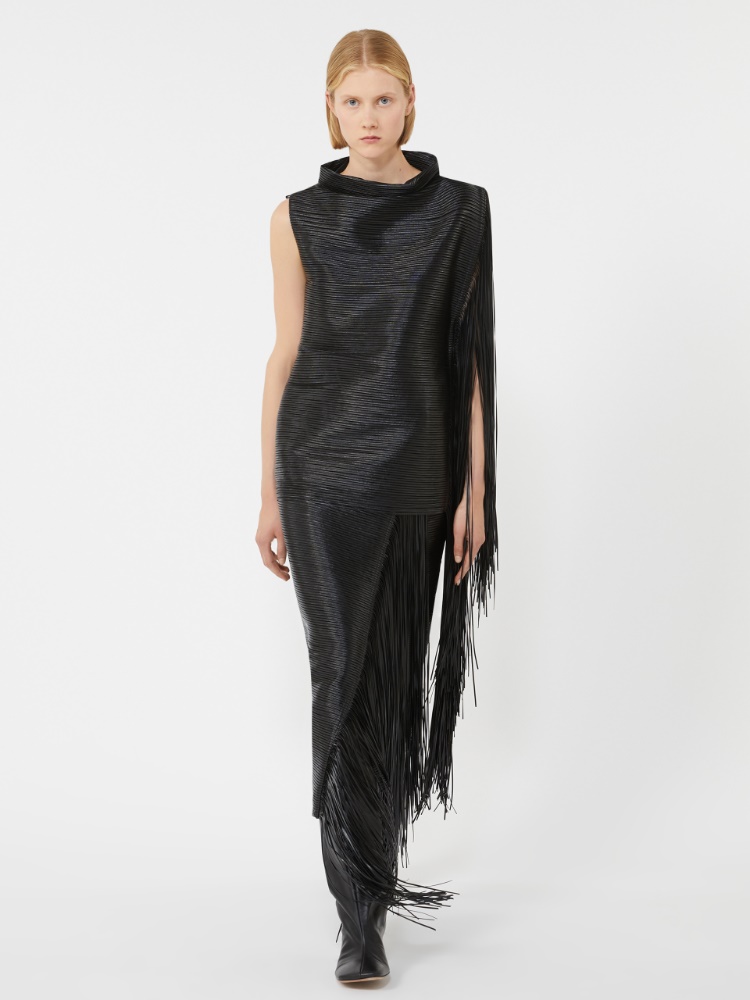 Embroidered tulle tunic - RUNWAY - BLACK - Max Mara