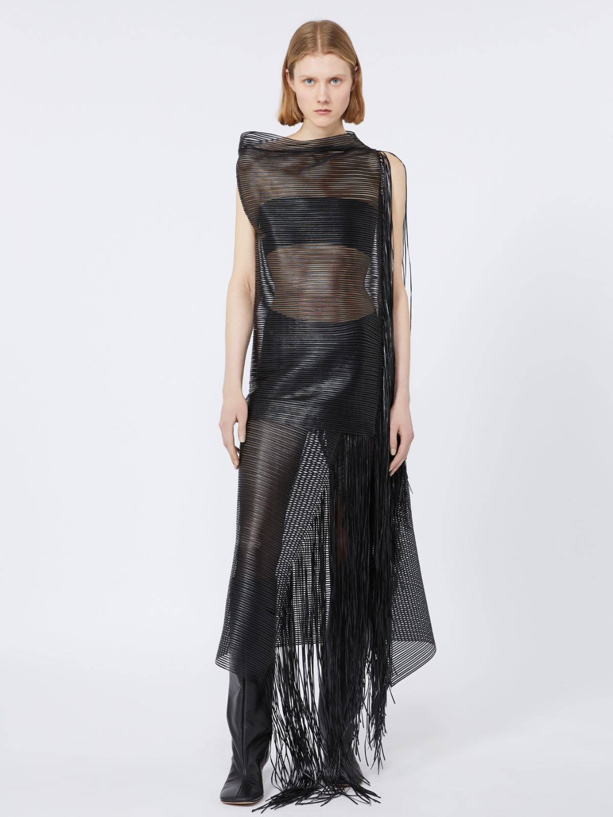 Embroidered tulle tunic - RUNWAY - BLACK - Max Mara