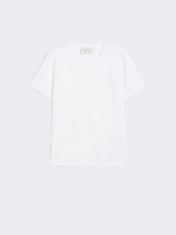 Stretch-cotton T-shirt - WHITE - Max Mara