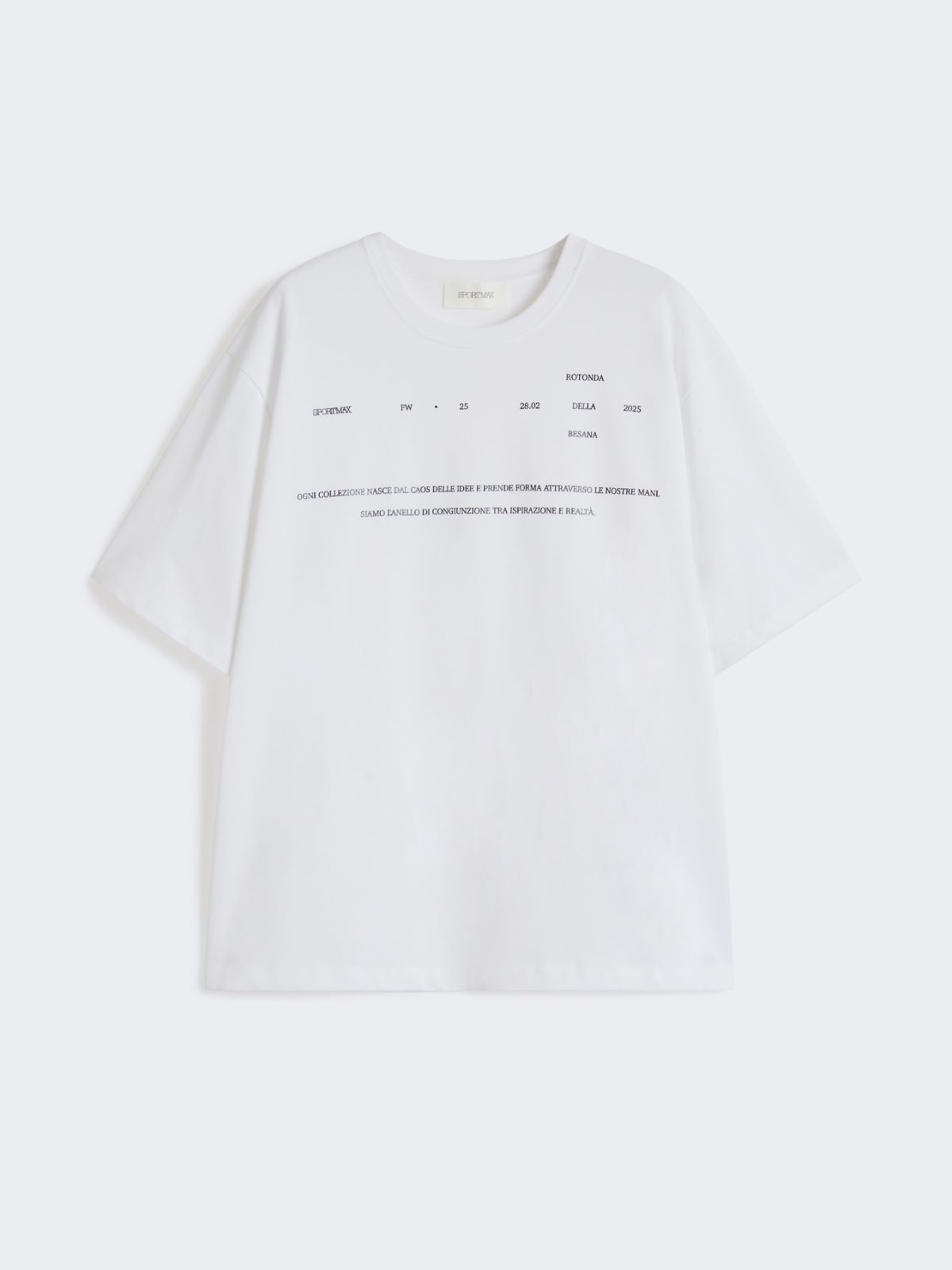Printed T-shirt - RUNWAY - OPTICAL WHITE - Max Mara - 10
