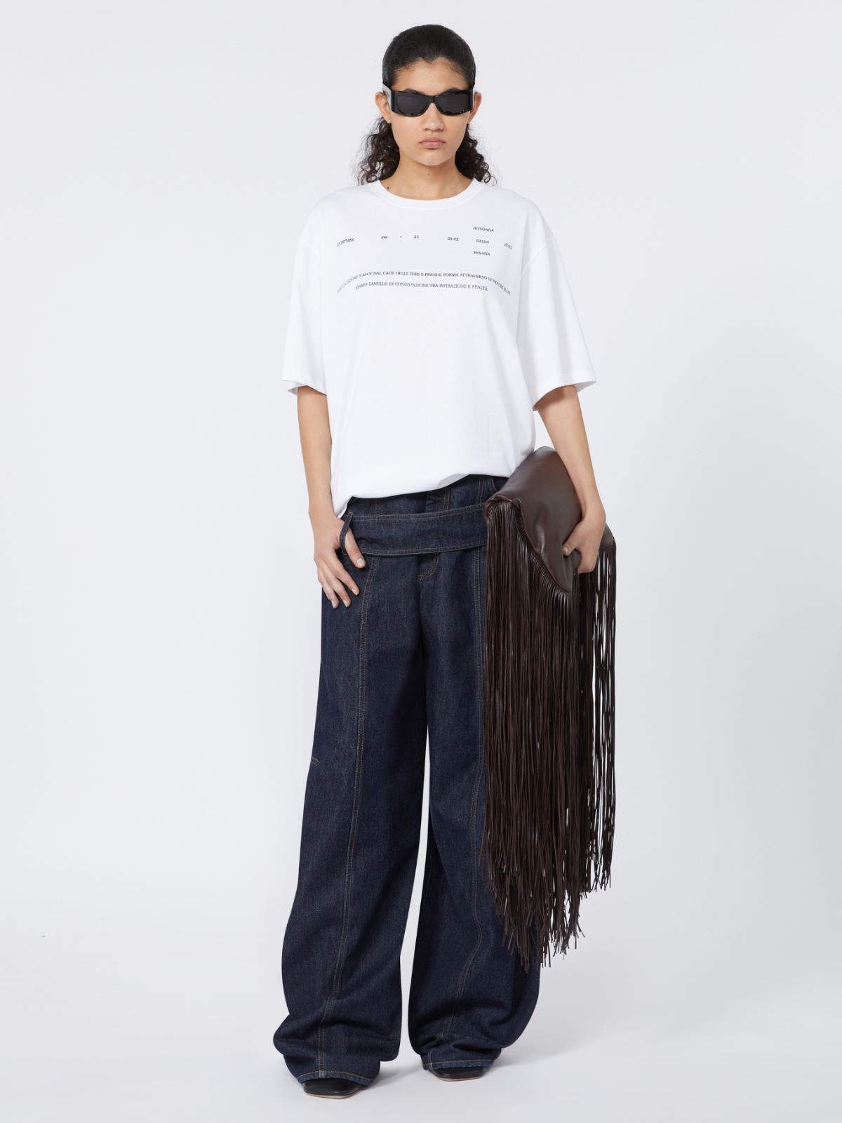 Printed T-shirt - RUNWAY - OPTICAL WHITE - Max Mara