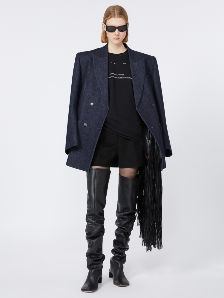 Printed T-shirt - RUNWAY - BLACK - Max Mara