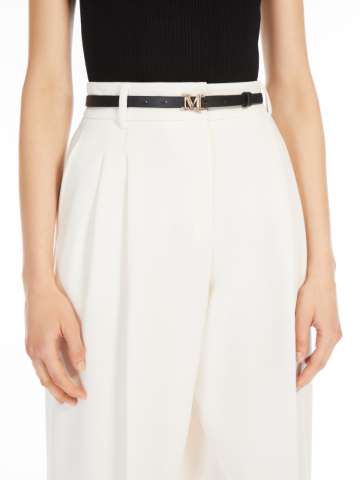 Black leather belt female | Max Mara