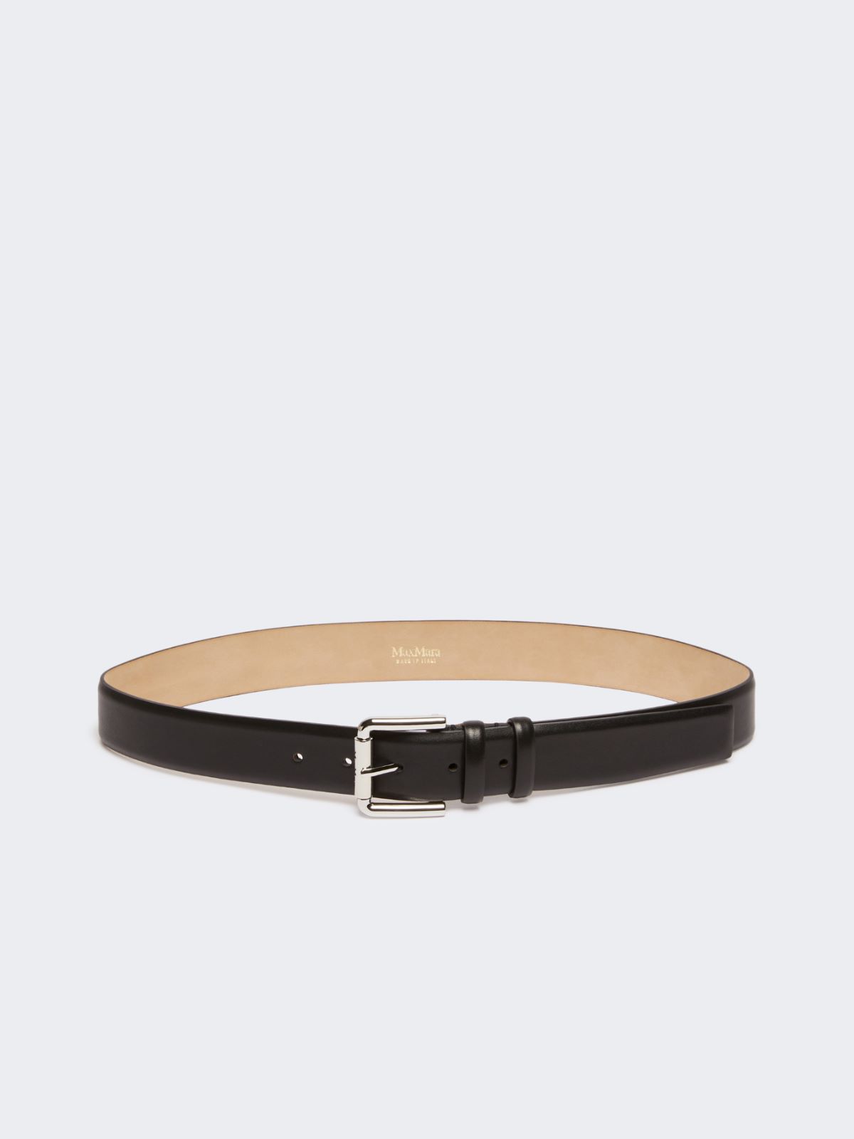 Natural leather belt - BLACK - Max Mara - 8
