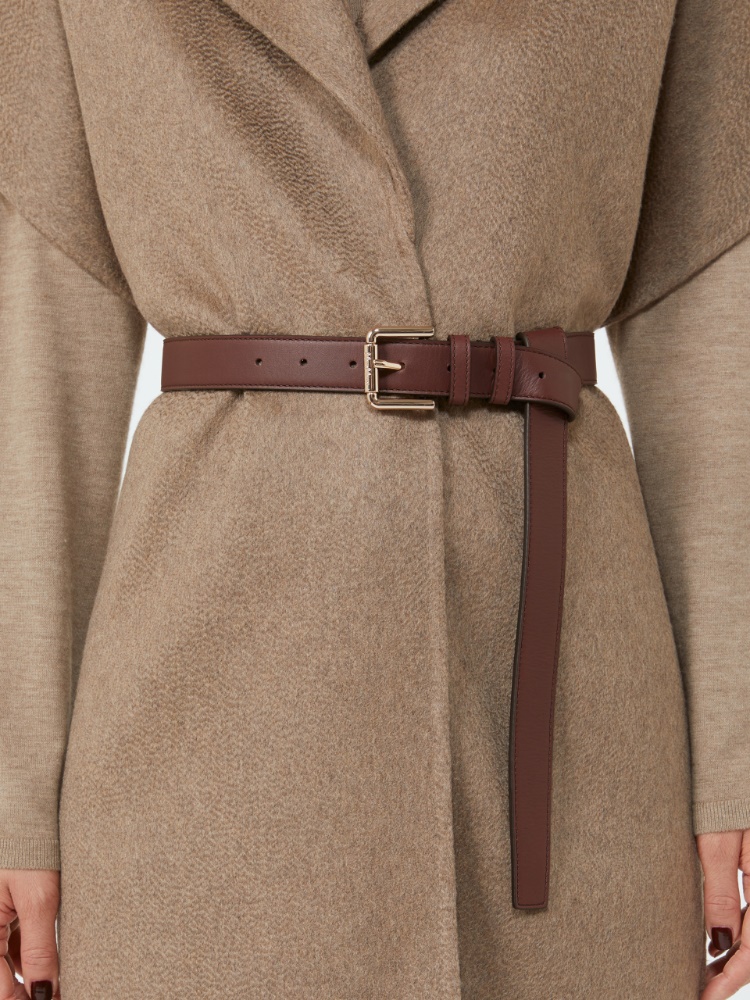 Leather belt - BORDEAUX - Max Mara