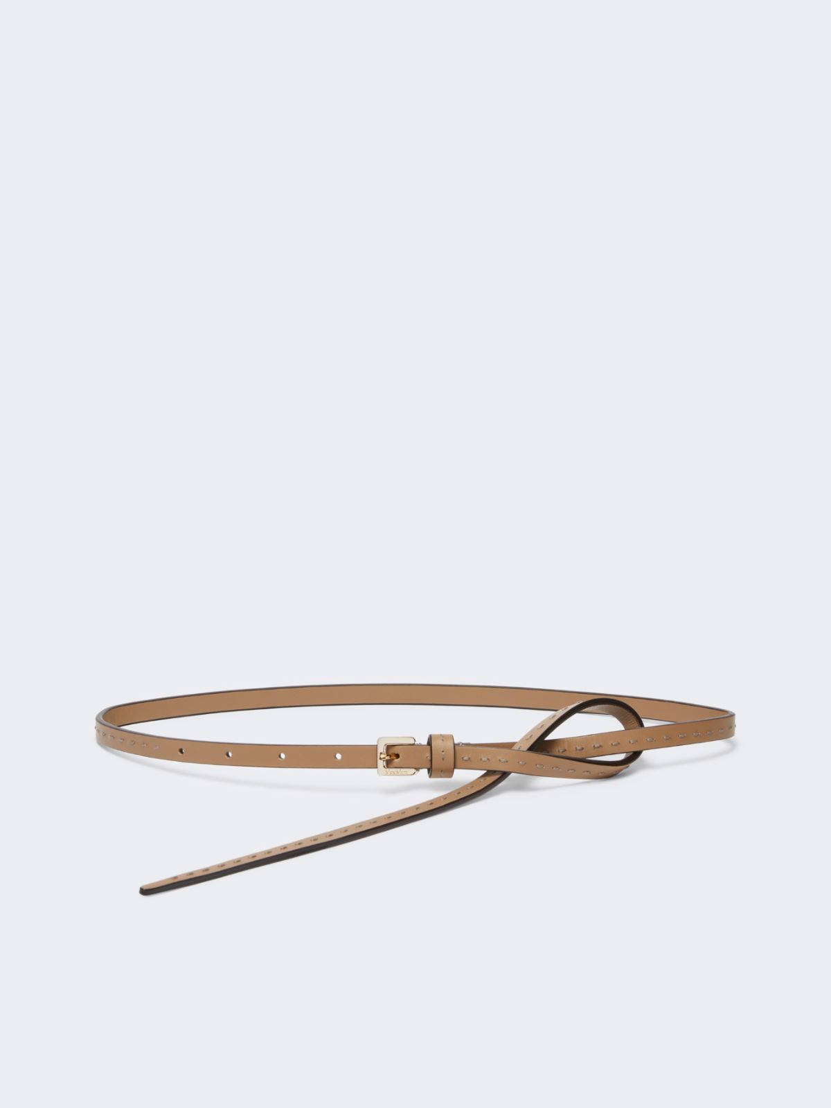 Natural leather belt - MUD - Max Mara - 5