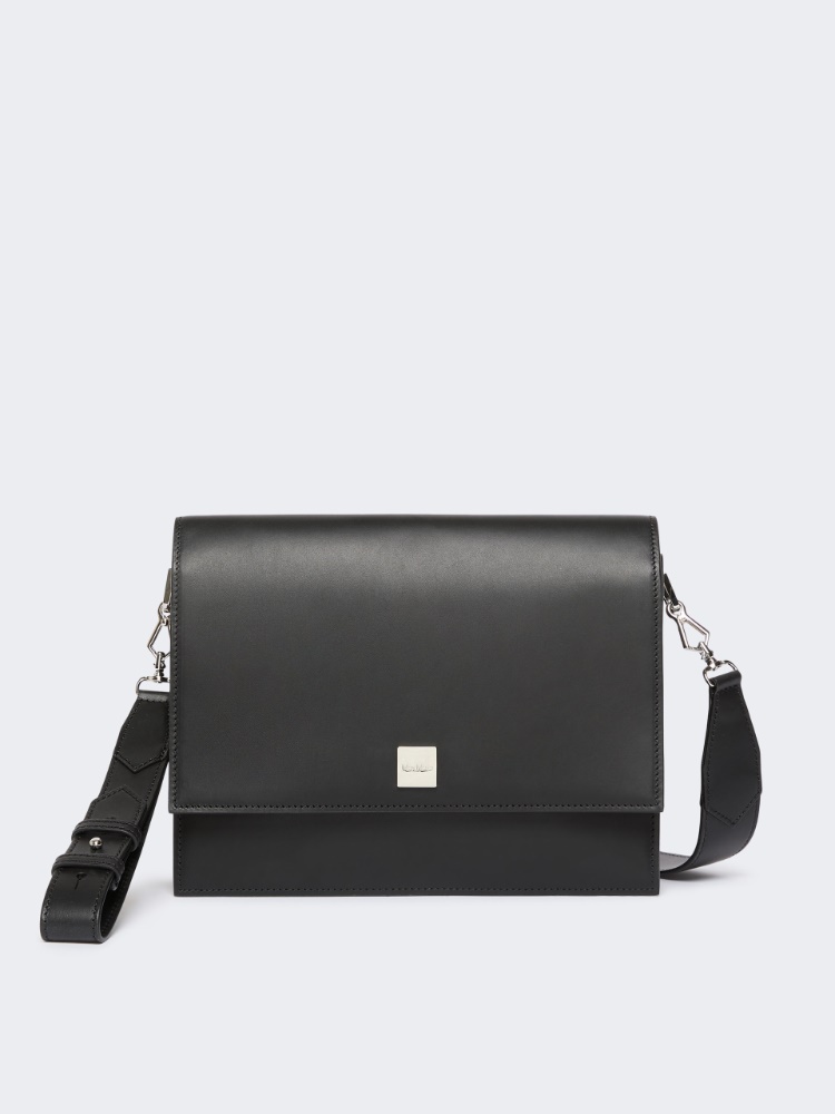 Medium crossbody bag in leather - BLACK - Max Mara